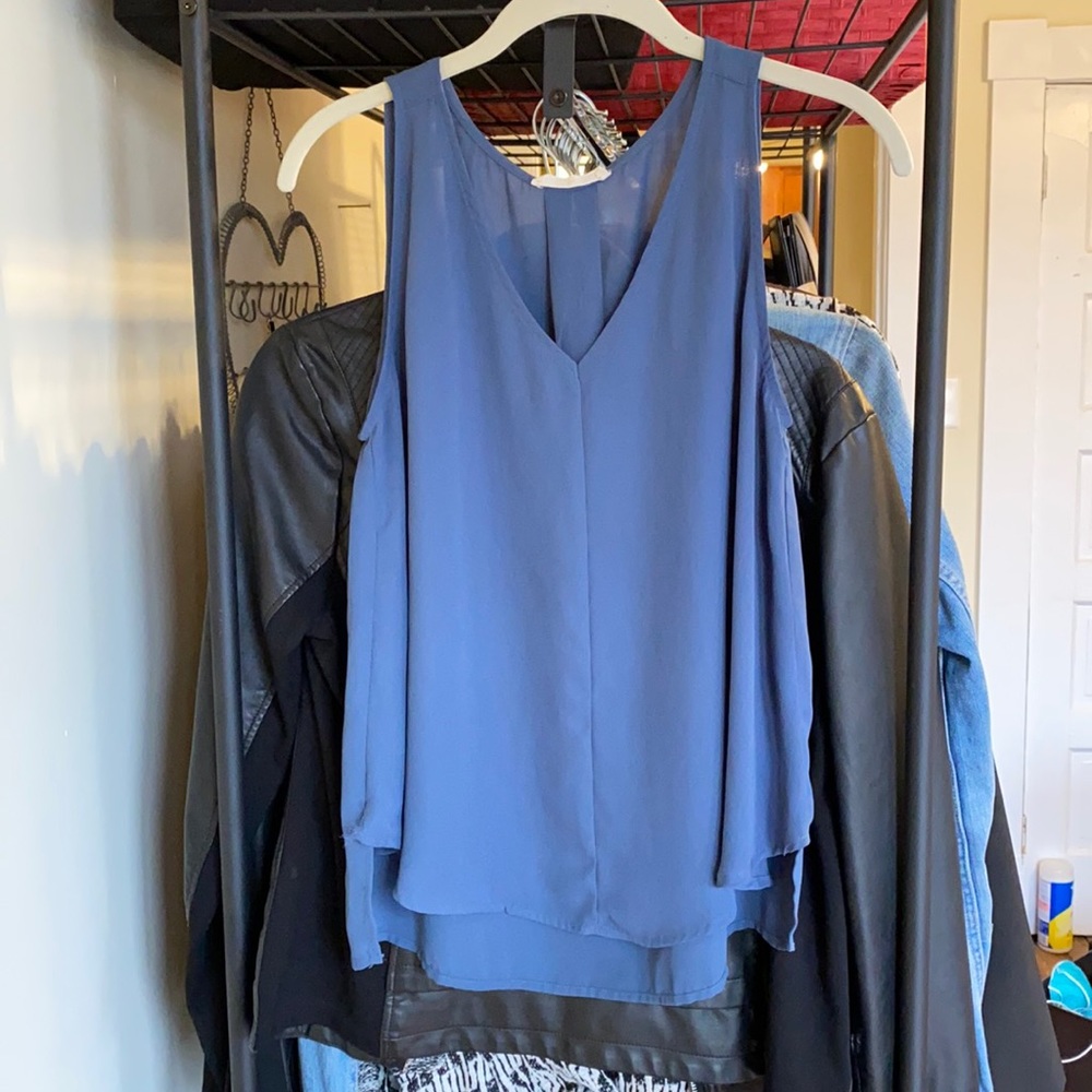 Blue tank